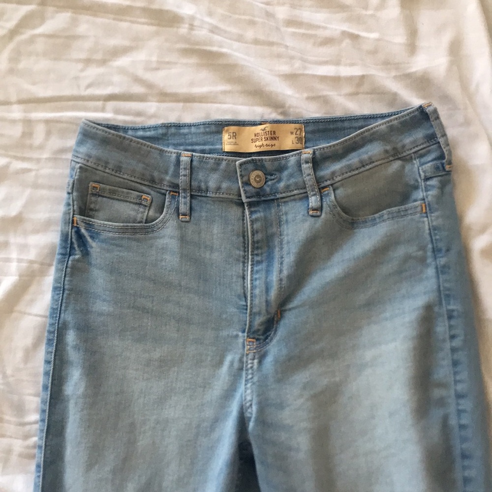 hollister high rise super skinny